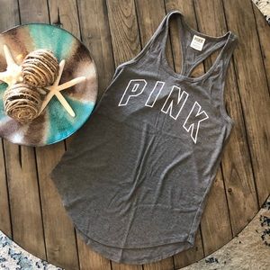 PINK racerback tank top